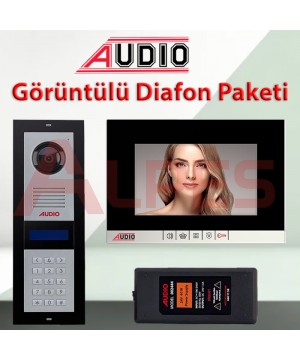 Audio 10 Daire Görüntülü Diafon 