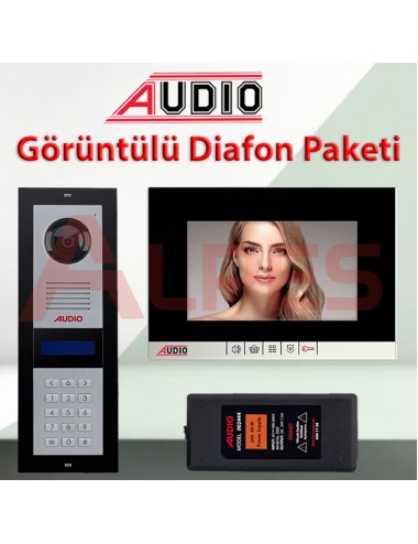 Audio 3 Daire Görüntülü Diafon