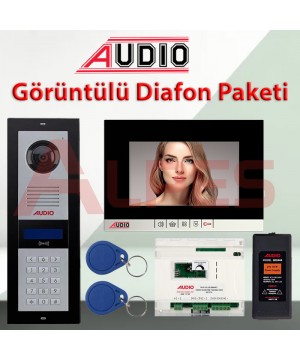 Audio 10 Daire 7" Görüntülü Diafon
